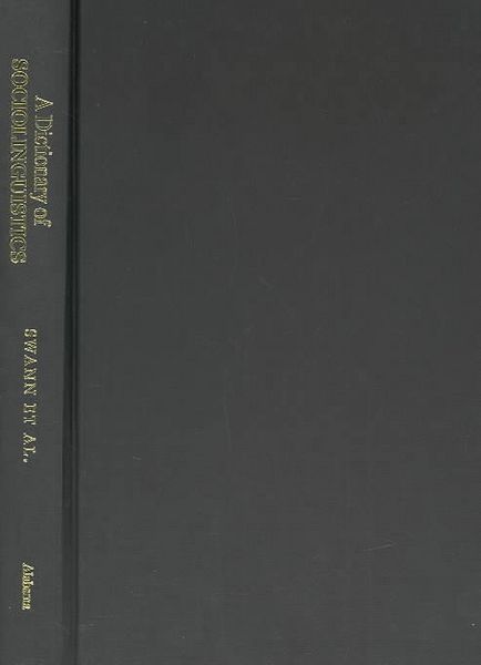 Produktbild: Dict Of Sociolinguistics