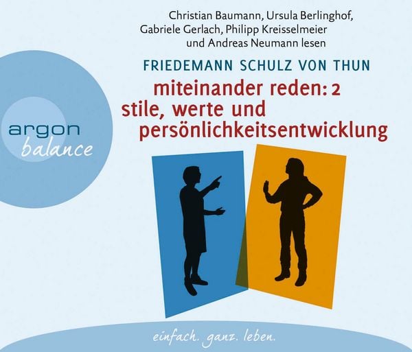 Produktbild: Miteinander reden Teil 2: Stile, Werte und Pers&ouml;nlichkeitsentwicklung