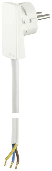 Produktbild: EVOline 1512 0015 1300 Strom Anschlusskabel Wei&szlig; 1.5m