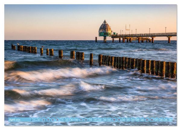 Produktbild: Fischland-Dar&szlig;-Zingst Impressionen einer Halbinsel (hochwertiger Premium Wandkalender 2026 DIN A2 quer), Kunstdruck in Hochglanz
