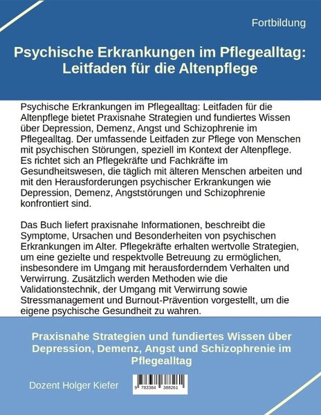 Produktbild: Psychische Erkrankungen im Pflegealltag: Leitfaden f&uuml;r die Altenpflege