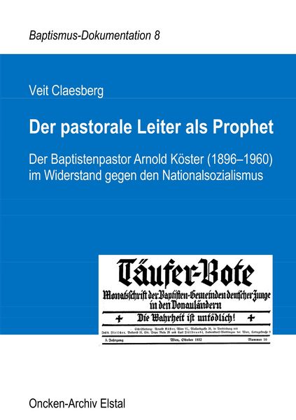 Produktbild: Der pastorale Leiter als Prophet