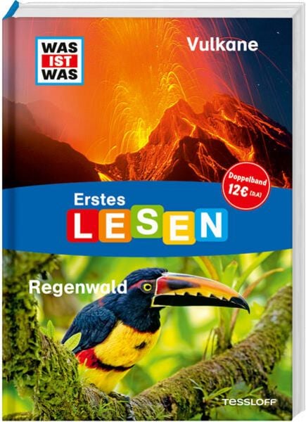 WAS IST WAS Erstes Lesen Doppelband 3.Vulkane/Regenwald, Gebundene Ausgabe von Christina Braun, Tessloff Verlag Ragnar Tessloff GmbH & Co. KG,