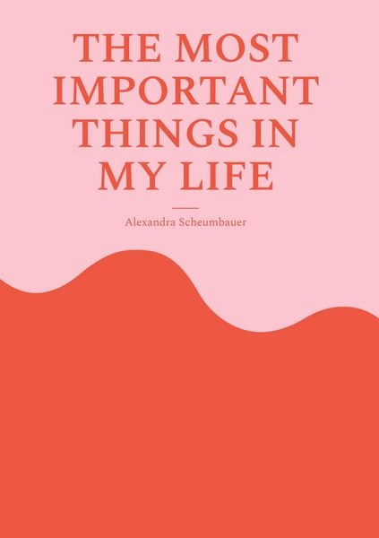 Produktbild: The most important things in my life