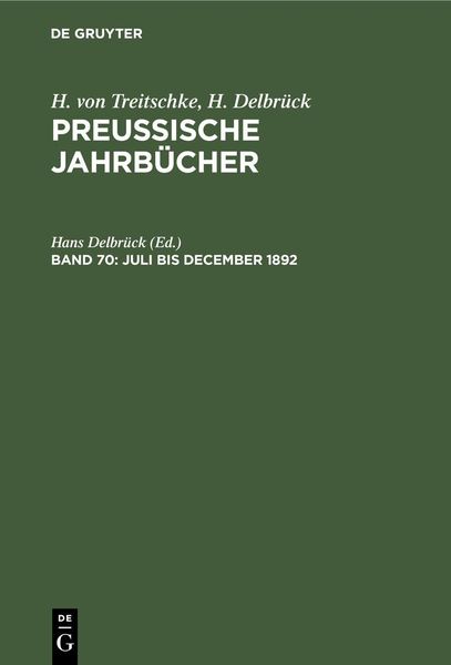 Produktbild: Juli bis December 1892