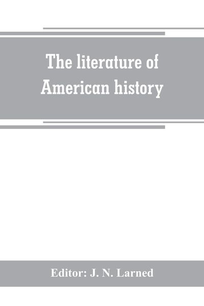 Produktbild: The literature of American history