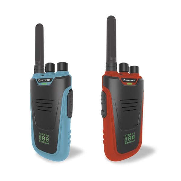 Produktbild: KIDYWOLF Walkie-Talkies mit Taschenlampe blau/rot