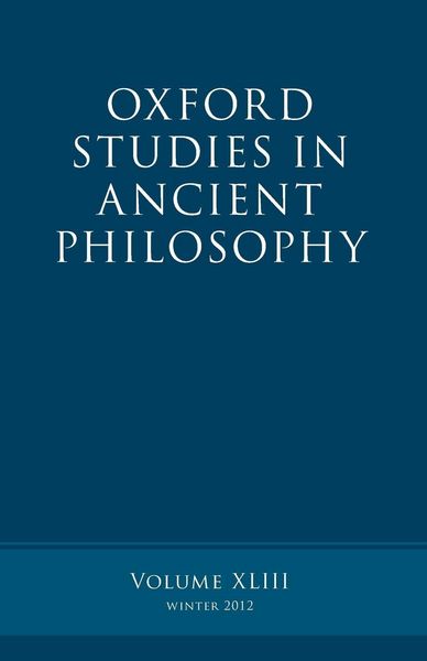 Produktbild: Oxford Studies in Ancient Philosophy