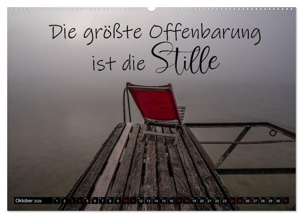 Produktbild: Bilder und Texte f&uuml;r die Seele (hochwertiger Premium Wandkalender 2026 DIN A2 quer), Kunstdruck in Hochglanz