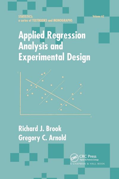 Produktbild: Applied Regression Analysis and Experimental Design