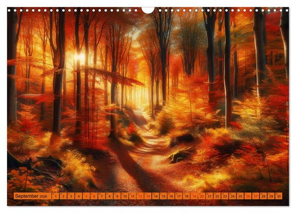 Produktbild: Jahreszeitenwunder: Ein Jahr in Bildern (Wandkalender 2026 DIN A3 quer), CALVENDO Monatskalender
