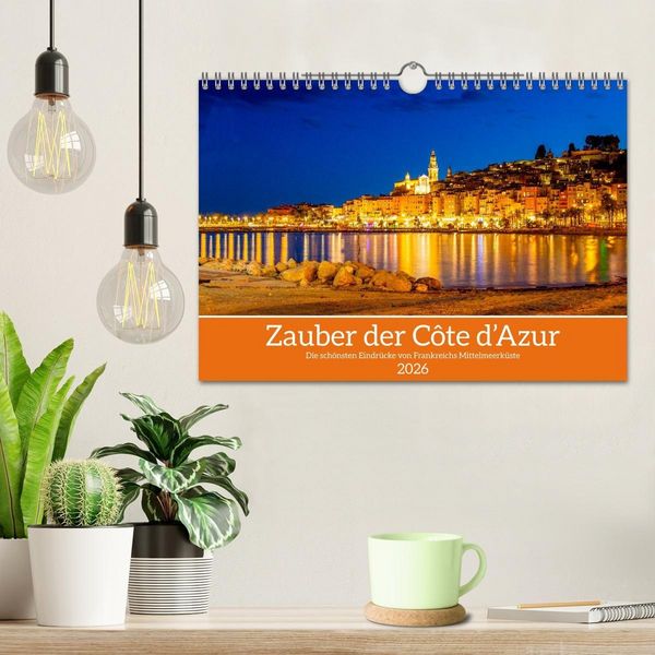 Produktbild: Zauber der C&ocirc;te d'Azur (Wandkalender 2026 DIN A4 quer), CALVENDO Monatskalender