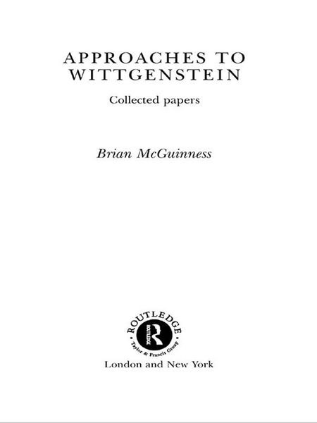 Produktbild: Approaches to Wittgenstein
