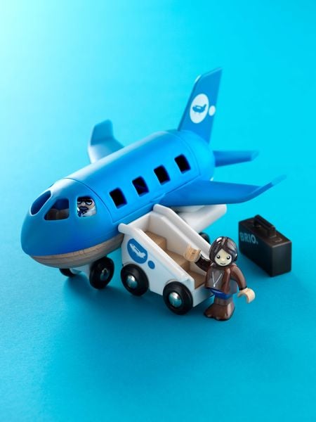 Brio Blaues Flugzeug