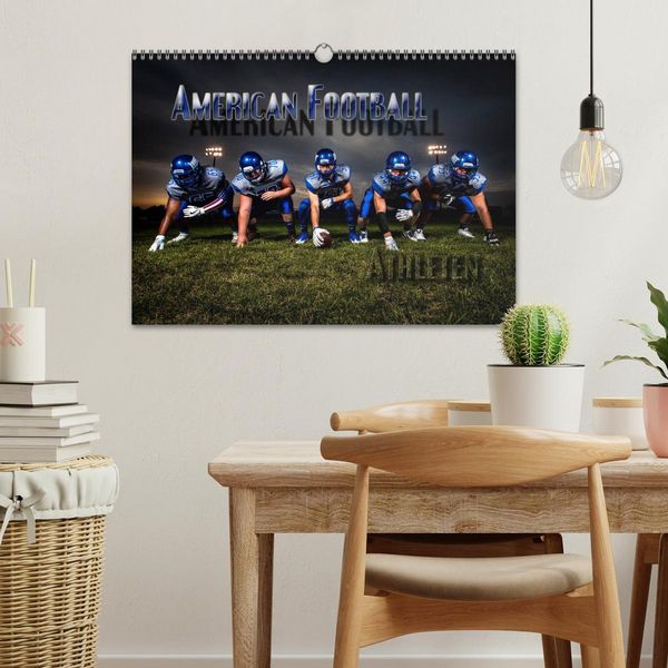 Produktbild: American Football - Athleten (Wandkalender 2026 DIN A3 quer), CALVENDO Monatskalender