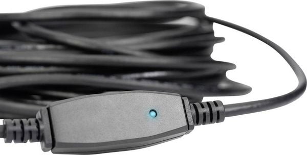 Produktbild: Digitus USB-Kabel USB 3.2 Gen1 USB-A Stecker, USB-A Buchse 10.00 m Schwarz Geschirmt, doppelt geschirmt DA-73105