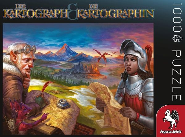 Produktbild: Puzzle Motiv Kartograph, 1.000 Teile