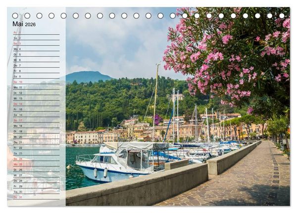 Produktbild: GARDASEE Idyllische Orte (Tischkalender 2026 DIN A5 quer), CALVENDO Monatskalender