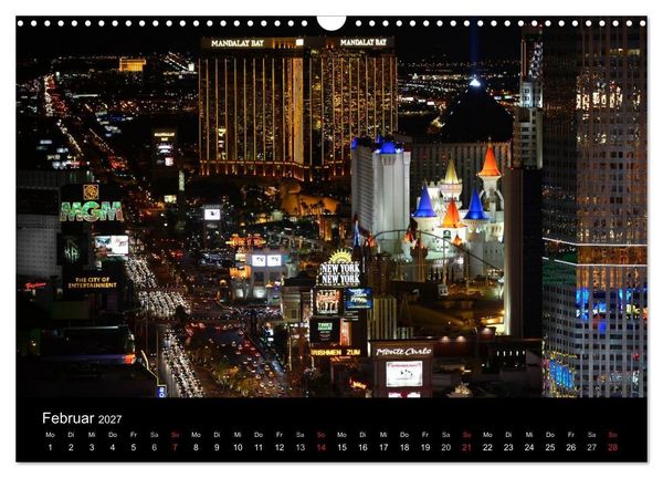 Produktbild: Las Vegas (Wandkalender 2027 DIN A3 quer), CALVENDO Monatskalender
