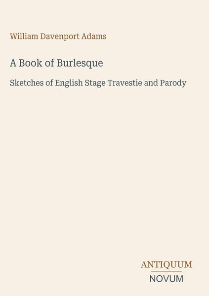 Produktbild: A Book of Burlesque