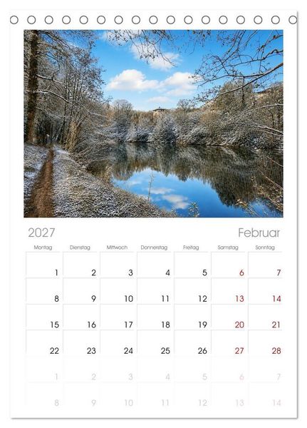 Produktbild: Tischplaner 2027 - Glanzvolles Weilburg (A5 Tischkalender zum Aufstellen) CALVENDO