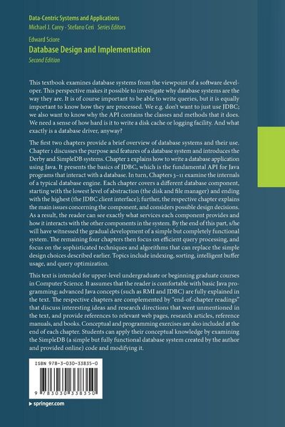 Produktbild: Database Design and Implementation