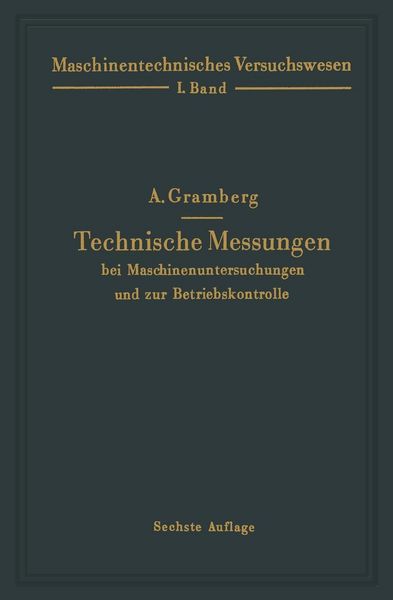 Produktbild: Technische Messungen bei Maschinenuntersuchungen und zur Betriebskontrolle