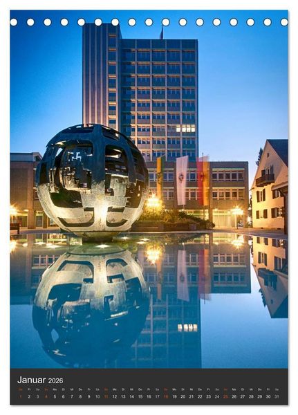 Produktbild: Bayreuth 2026 (Tischkalender 2026 DIN A5 hoch), CALVENDO Monatskalender