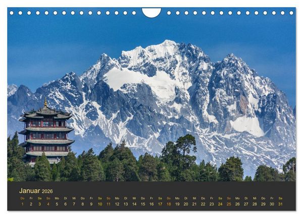 Produktbild: Yunnan - Magische Orte (Wandkalender 2026 DIN A4 quer), CALVENDO Monatskalender