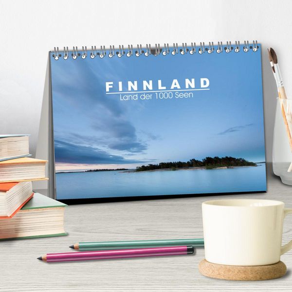 Produktbild: Finnland: Land der 1000 Seen (Tischkalender 2026 DIN A5 quer), CALVENDO Monatskalender