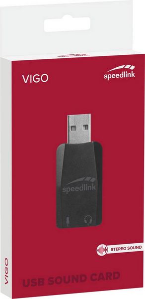 Produktbild: SPEEDLINK VIGO USB-A Sound Card, black