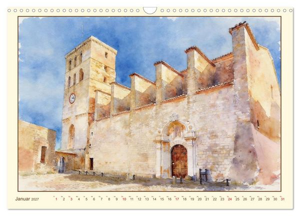 Produktbild: Mediterraner Zauber auf Ibiza (Wandkalender 2027 DIN A3 quer), CALVENDO Monatskalender