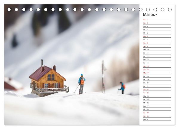 Produktbild: Miniatur Weltreise (Tischkalender 2027 DIN A5 quer), CALVENDO Monatskalender