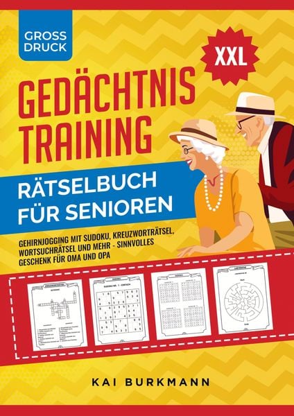 Produktbild: XXL Ged&auml;chtnistraining R&auml;tselbuch f&uuml;r Senioren