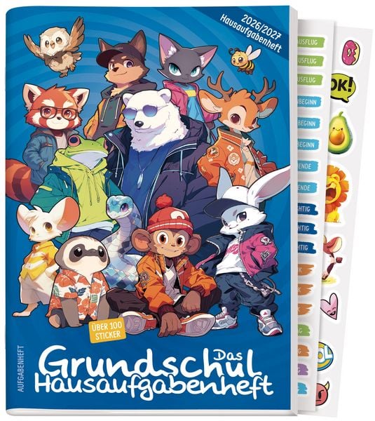 Produktbild: Das Grundschul-Hausaufgabenheft A5 26/27