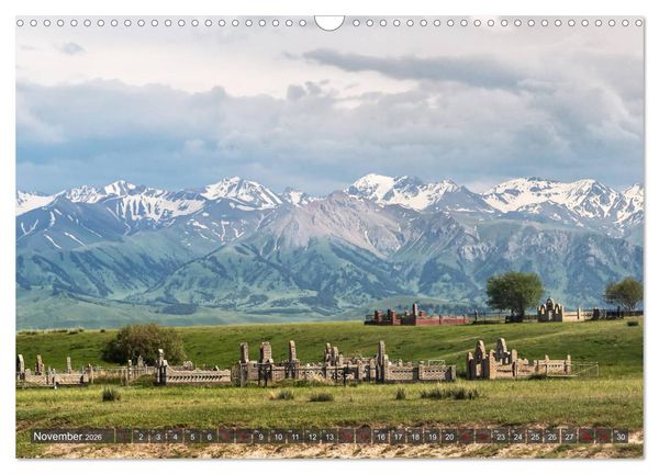 Produktbild: Kasachstan und Kirgistan (Wandkalender 2026 DIN A3 quer), CALVENDO Monatskalender