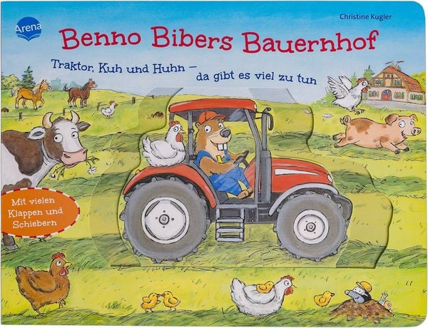 Benno Bibers Bauernhof. Traktor, Kuh und Huhn – da gibt es viel zu tun