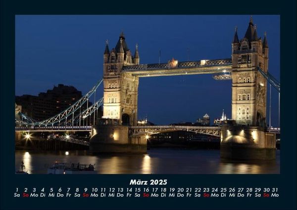Produktbild: London 2025 Fotokalender DIN A4