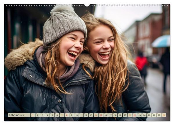 Produktbild: Lachen verzaubert (Wandkalender 2026 DIN A2 quer), CALVENDO Monatskalender