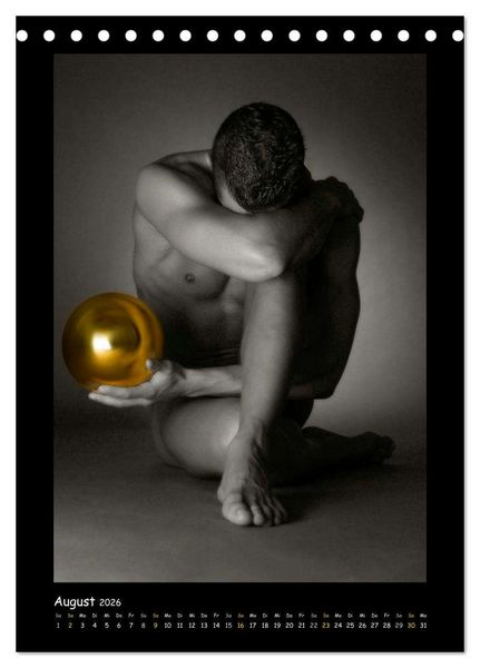 Produktbild: Golden Ball - M&auml;nner Akte (Tischkalender 2026 DIN A5 hoch), CALVENDO Monatskalender