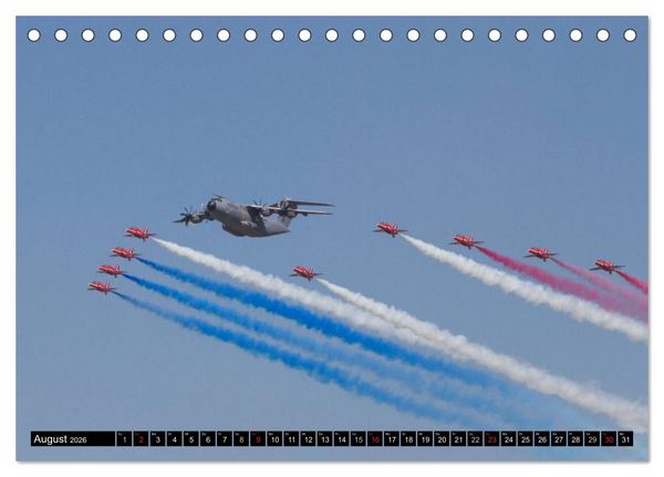Produktbild: Augenblicke in der Luft: Airbus A400M (Tischkalender 2026 DIN A5 quer), CALVENDO Monatskalender