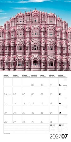 Produktbild: Die Farbe Pink Kalender 2027 - 30x30 - Art12