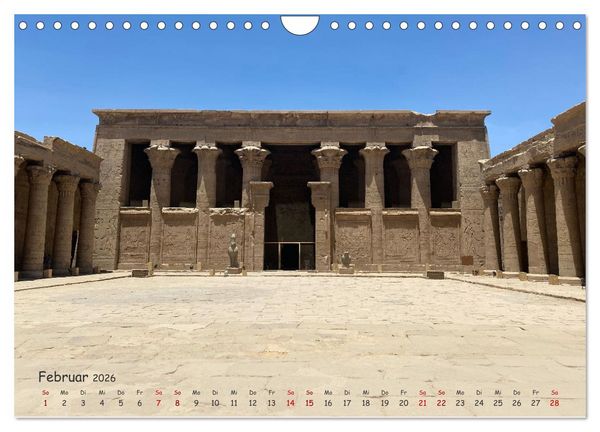 Produktbild: Zwischen Luxor und Abu Simbel - Eine Reise durch die Dynastien (Wandkalender 2026 DIN A4 quer), CALVENDO Monatskalender