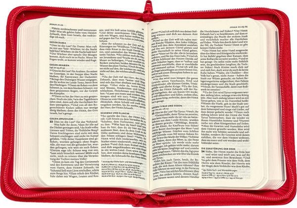 Produktbild: Lutherbibel - Senfkornausgabe mit Rei&szlig;verschluss
