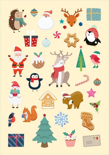 Produktbild: Weihnachtssticker