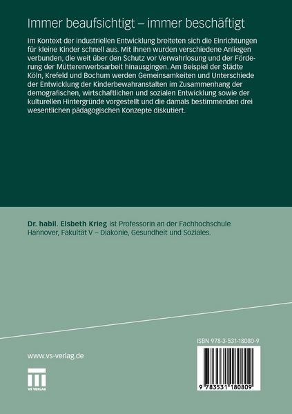 Produktbild: Immer beaufsichtigt - immer besch&auml;ftigt