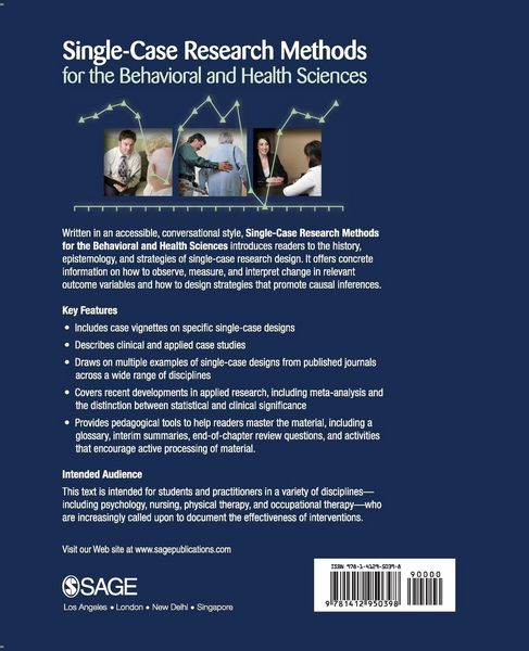 Produktbild: Single-Case Research Methods for the Behavioral and Health Sciences
