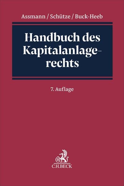 Produktbild: Handbuch des Kapitalanlagerechts
