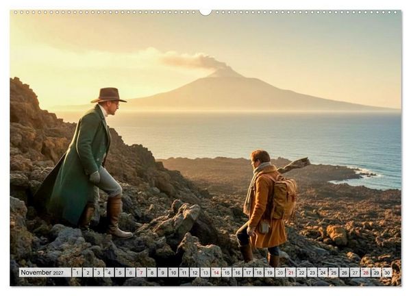 Produktbild: Die Reise zum Mittelpunkt der Erde (Wandkalender 2027 DIN A2 quer), CALVENDO Monatskalender