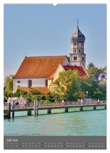 Produktbild: Kirchen und Kl&ouml;ster deutsche Kleinode (hochwertiger Premium Wandkalender 2026 DIN A2 hoch), Kunstdruck in Hochglanz